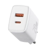 Ładowarka sieciowa Baseus Compact CCXJ-B02 20W USB-C USB-A biała – zdjęcie główne dokładnego wariantu produktu.