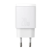 Baseus Ładowarka sieciowa Compact CCXJ-B02 20 W USB-C USB-A biała