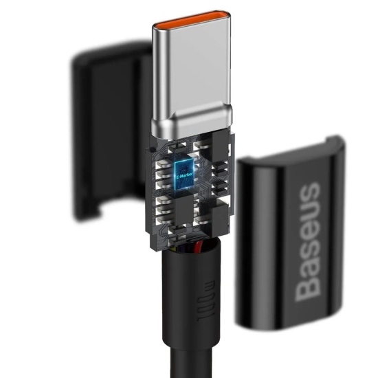 Baseus Kabel Superior PD USB-C–USB-C 100 W 1 m czarny