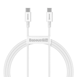 Kabel Baseus Superior PD USB-C–USB-C 100 W 1 m biały – produkt w dokładnym wariancie wskazanym kodem CATYS-B02, zgodny z