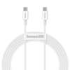 Kabel Baseus Superior USB-C – USB-C 100W 2 m biały