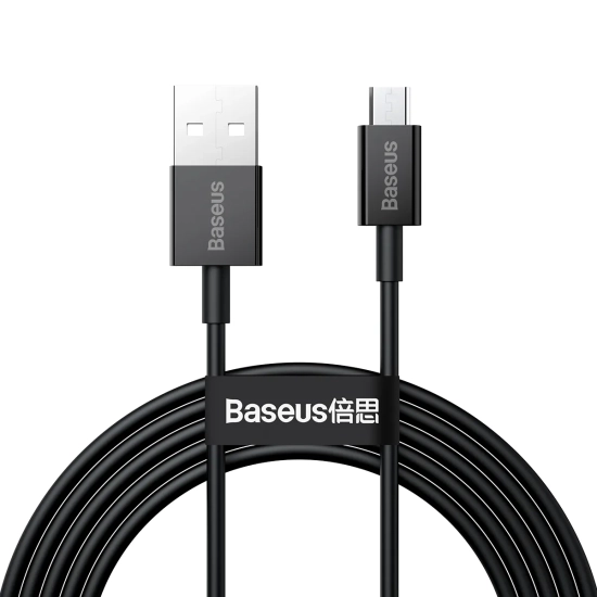 Baseus Superior USB-A – micro USB 2A 2 m biały – przewód ze złączami USB-A – micro USB w kolorze biały.