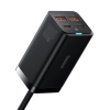 Baseus GaN3 Pro ładowarka sieciowa 100W 2x USB-C czarna — wariant produktu marki Baseus, kolor czarny, moc do 100W.