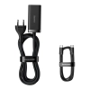 Baseus GaN3 Pro ładowarka sieciowa 100 W 2x USB-C czarna