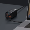 Baseus GaN3 Pro ładowarka sieciowa 100 W 2x USB-C czarna