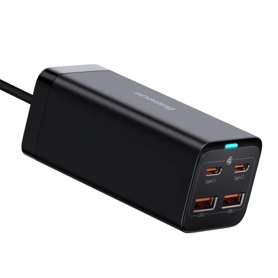 Baseus GaN3 Pro ładowarka sieciowa 100 W 2x USB-C czarna