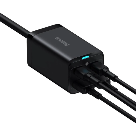 Baseus GaN3 Pro ładowarka sieciowa 100 W 2x USB-C czarna