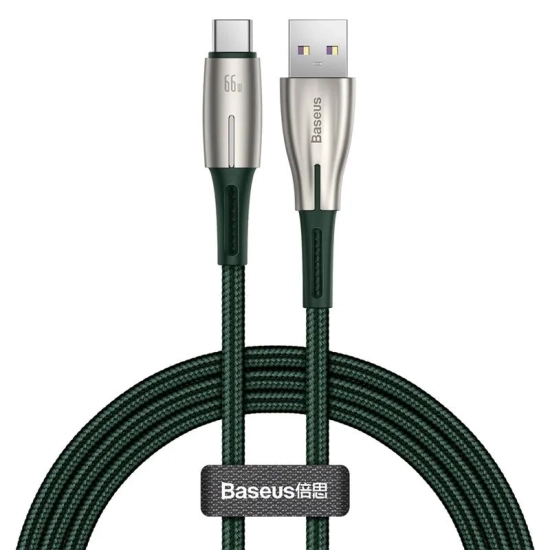 Kabel Baseus Cafule Metal USB-A–USB-C 66 W 0,25 m czarny – produkt w dokładnym wariancie wskazanym kodem CAKF000001, zgo