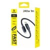 Kabel Baseus PicoGo USB-C – USB-C 240W 1 m czarny