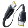 Baseus Kabel USB-C–USB-C 240 W 2 m czarny