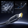 Baseus Kabel USB-C–USB-C 240 W 2 m czarny