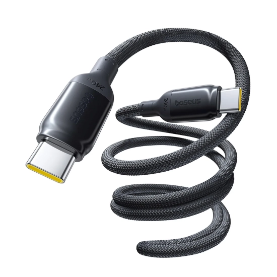 Baseus Kabel USB-C–USB-C 240 W 2 m czarny