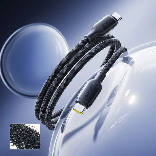 Baseus Kabel USB-C–USB-C 240 W 2 m czarny