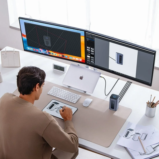 Stacja dokująca Baseus Nomos NU1 Air 12w1 USB-C szara