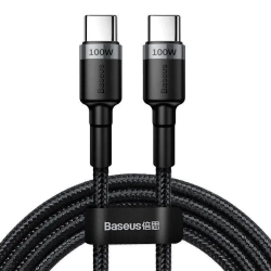 Kabel Baseus Cafule USB-C–USB-C 100W 5A 2 m szary