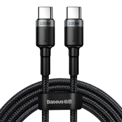 Główne zdjęcie produktu: Kabel Baseus Cafule CATKLF-ALG1 USB-C–USB-C 2 m 100 W. Główne zdjęcie produktu: Kabel Baseus Cafule CATKLF-ALG1 USB-C–USB-C 2 m 100 W.