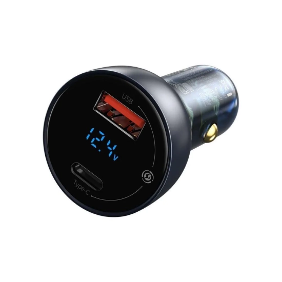 Baseus ładowarka samochodowa 65W USB-C szara — wariant produktu marki Baseus, kolor szary, moc do 65W.