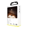 Baseus Lampka do czytania Mini LED z klipsem USB-C szara