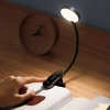 Baseus Lampka do czytania Mini LED z klipsem USB-C szara