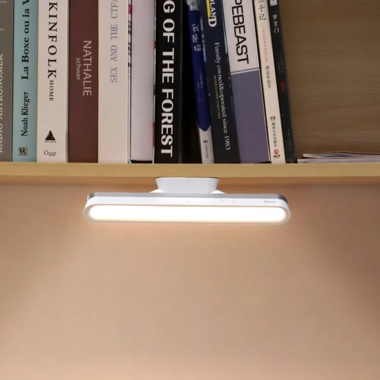 Baseus Lampka magnetyczna LED 1800 mAh pod szafkę biała