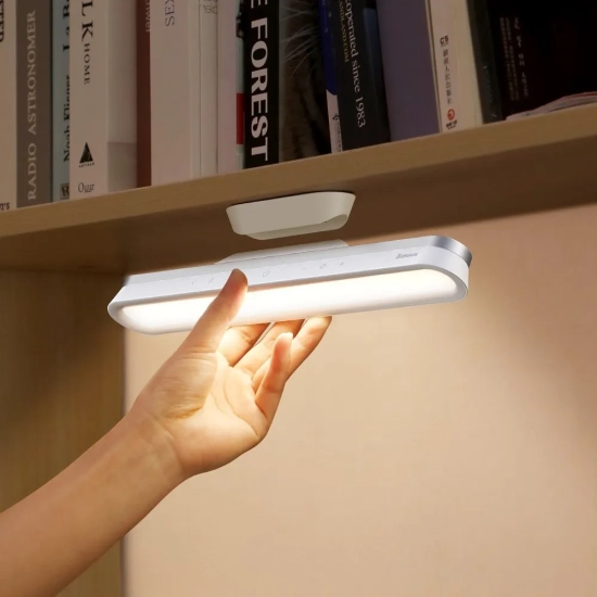 Baseus Lampka magnetyczna LED 1800 mAh pod szafkę biała