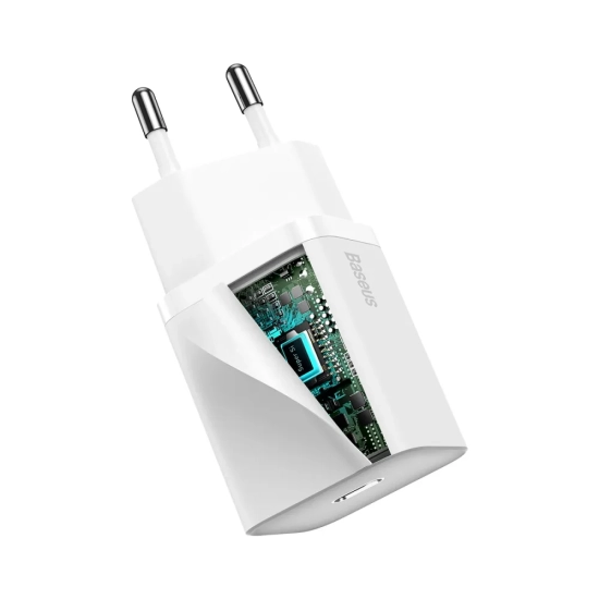 Baseus Ładowarka sieciowa Super Si CCSUP-B02 20 W USB-C biała