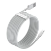 Baseus Simple Wisdom TZCATZJ-02 USB-A – USB-C 20 W 1,5 m biały