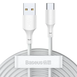 Zestaw 2 kabli Baseus Simple Wisdom TZCATZJ-02 USB-A–USB-C 1,5 m
