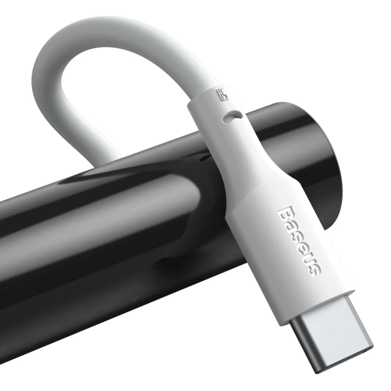 Baseus Simple Wisdom TZCATZJ-02 USB-A – USB-C 20 W 1,5 m biały