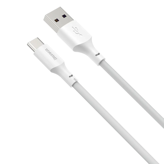 Baseus Simple Wisdom TZCATZJ-02 USB-A – USB-C 20 W 1,5 m biały