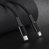 Kabel Baseus USB-C – Lightning PD 20W 2 m czarny