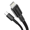 Baseus kabel 6953156231948 USB-C – Lightning 20 W 2 m czarny