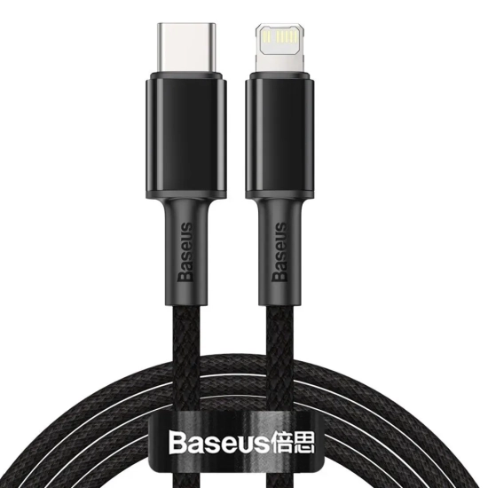 Kabel Baseus USB-C – Lightning PD 20W 2 m czarny