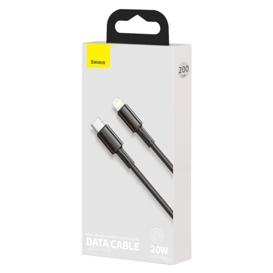 Kabel Baseus USB-C – Lightning PD 20W 2 m czarny