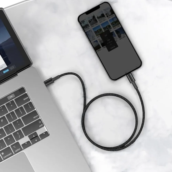 Kabel Baseus USB-C – Lightning PD 20W 2 m czarny