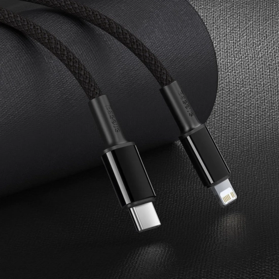 Baseus kabel 6953156231948 USB-C – Lightning 20 W 2 m czarny