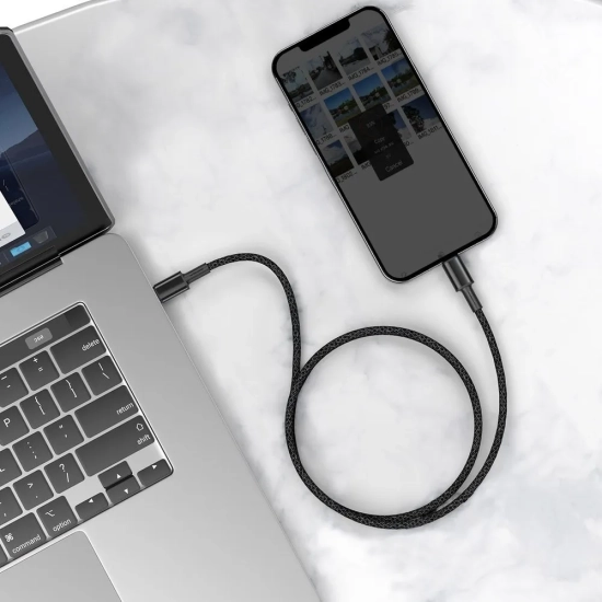 Baseus kabel 6953156231948 USB-C – Lightning 20 W 2 m czarny