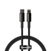 Baseus Tungsten Gold USB-C – Lightning 20 W 1 m czarny