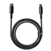 Kabel Baseus Tungsten Gold CATLWJ-A01 USB-C–Lightning 20W 2 m czarny