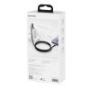 Kabel Baseus Tungsten Gold CATLWJ-A01 USB-C–Lightning 20W 2 m czarny