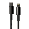 Baseus Tungsten Gold USB-C – Lightning 20 W 2 m czarny