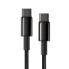 Baseus Tungsten Gold USB-C – USB-C 100 W 1 m czarny