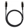 Baseus Tungsten Gold USB-C – USB-C 100 W 1 m czarny