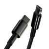 Kabel Baseus CATWJ-A01 USB-C–USB-C 100W 2 m czarny