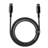 Baseus Tungsten Gold USB-C – USB-C 100W 2 m czarny – przewód ze złączami USB-C – USB-C w kolorze czarny.