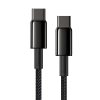 Baseus Tungsten Gold USB-C – USB-C 100 W 2 m czarny