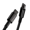 Baseus Tungsten Gold USB-C – USB-C 100 W 2 m czarny