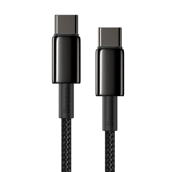 Kabel Baseus CATWJ-A01 USB-C–USB-C 100W 2 m czarny