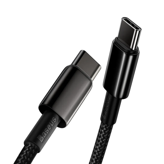 Kabel Baseus CATWJ-A01 USB-C–USB-C 100W 2 m czarny