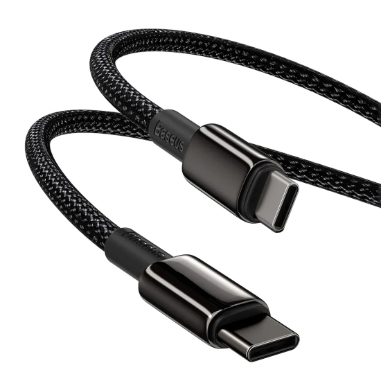 Kabel Baseus CATWJ-A01 USB-C–USB-C 100W 2 m czarny